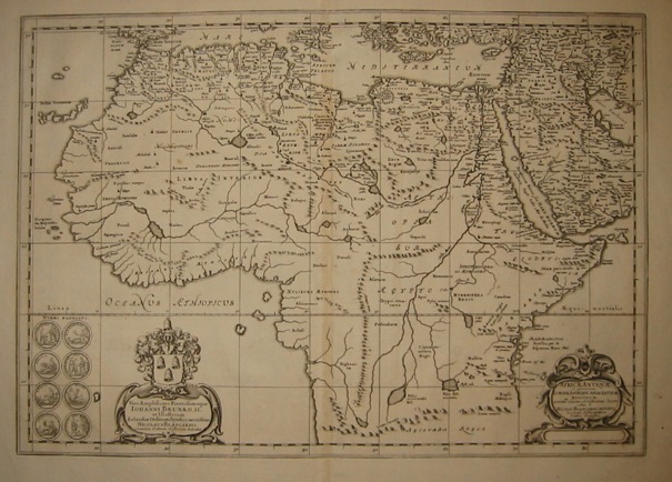 Blancardus Nicolaus Africae antiquae et quarundam Europae, Asiaeque adiacentium regionum... 1700 Amsterdam 